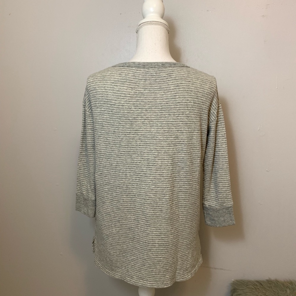 Standard James Perse Stripe Estilo Cotton Pullover Gem